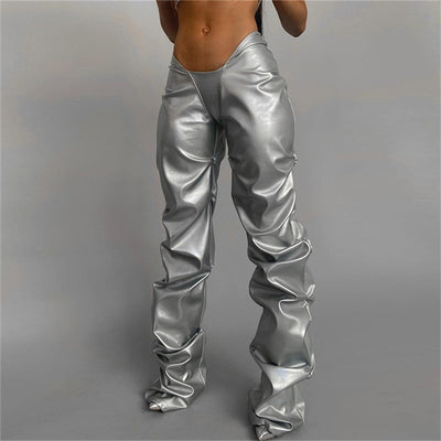 Shiny Hipster Street Pants - Chic Affair