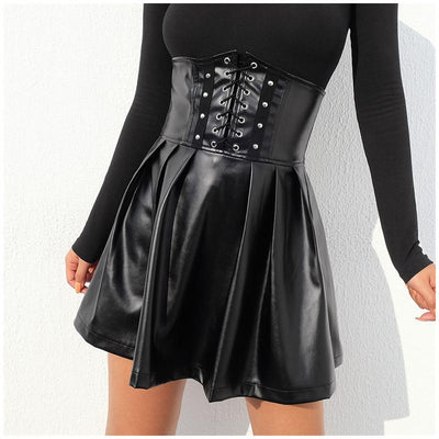 Adjustable Lace Up Skirt - Chic Affair